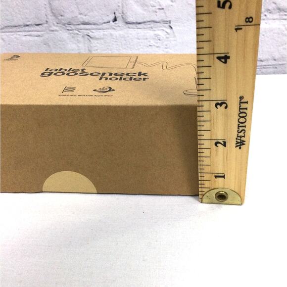 Digital Basics Tablet Gooseneck Holder White Fully Adjustable 360 Rotation - Picture 6 of 7